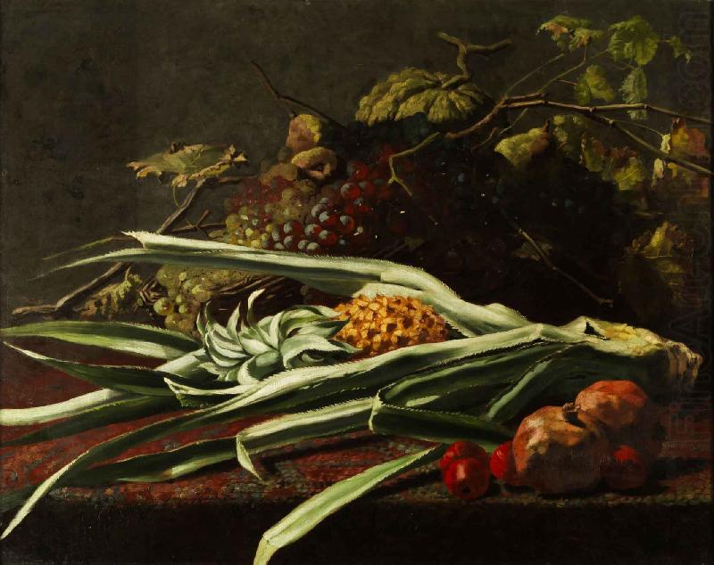 Frans Mortelmans Stillleben mit Ananas china oil painting image